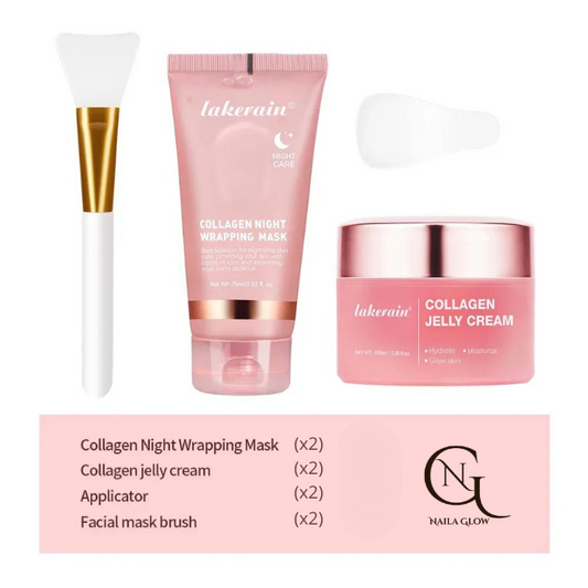 2 lots Lakerain Crème de gelée au collagène