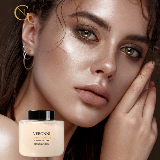 Poudre libre  avec un effet mat longue durée et un maquillage naturel du visage