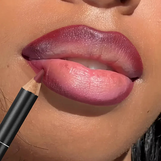 Crayon à lèvres mat de luxe, longue tenue, application douce pour un contour et un remplissage parfaits